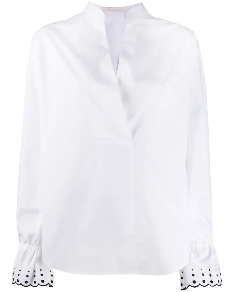 See by Chloé Bluse mit ausgestellten Ärmeln - Weiß Weiß