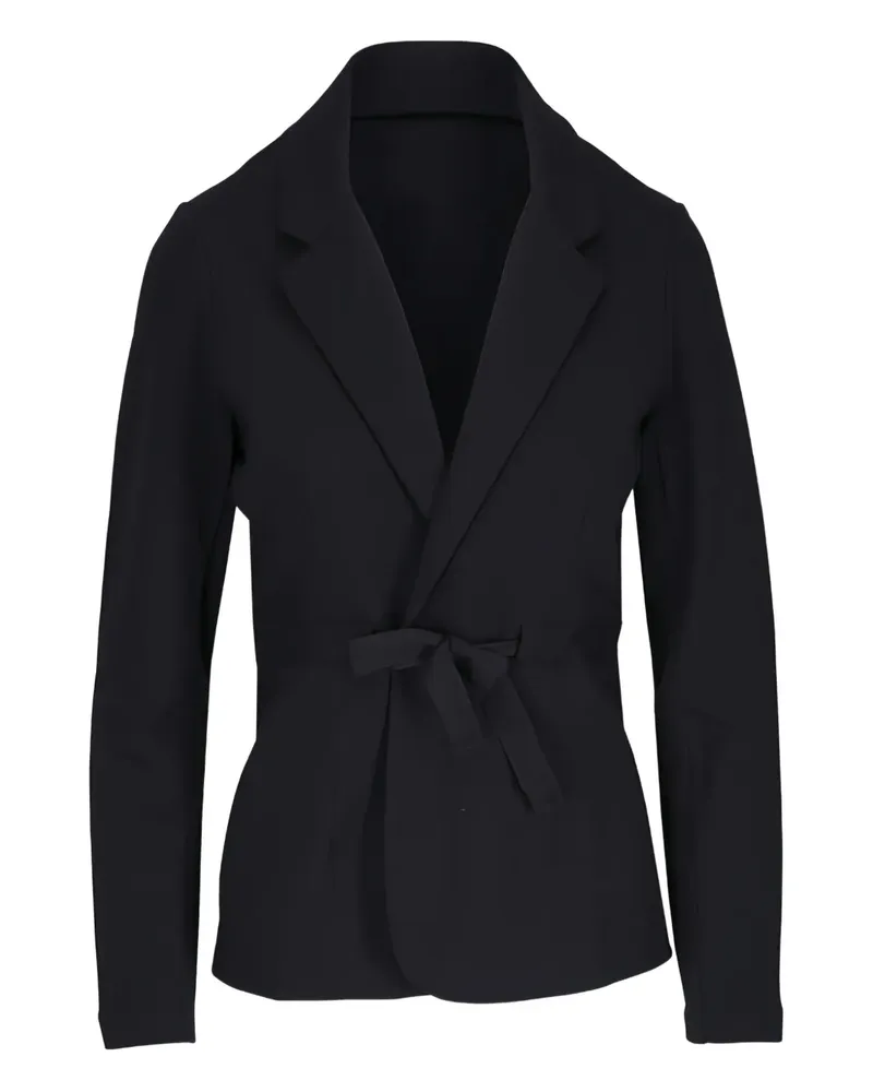 Majestic tie-waist blazer - Schwarz Schwarz