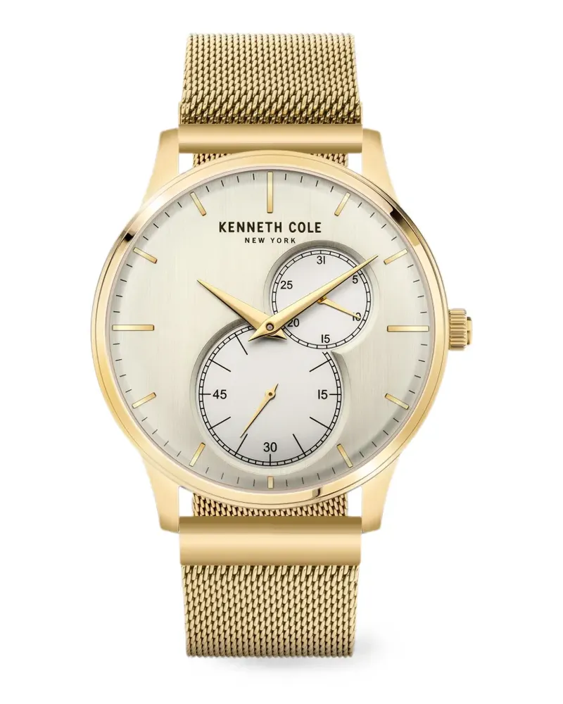 Kenneth Cole Armbanduhr aus Mesh 43mm - Gold Gold