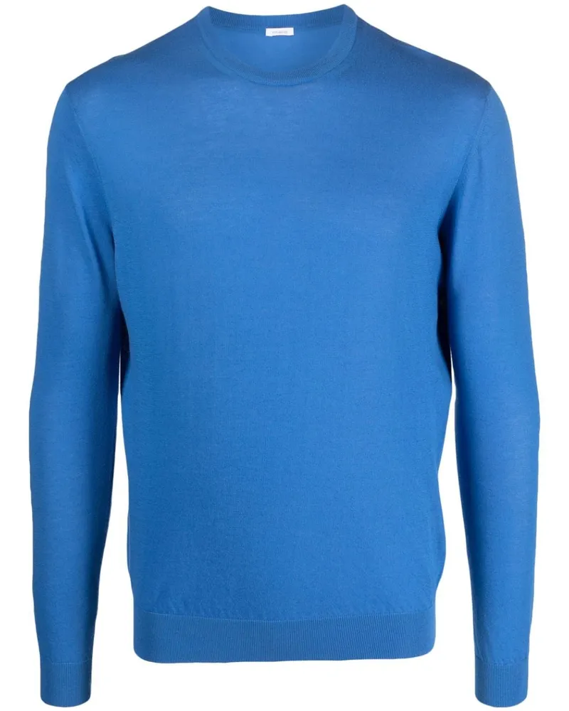 Malo Klassischer Pullover Blau