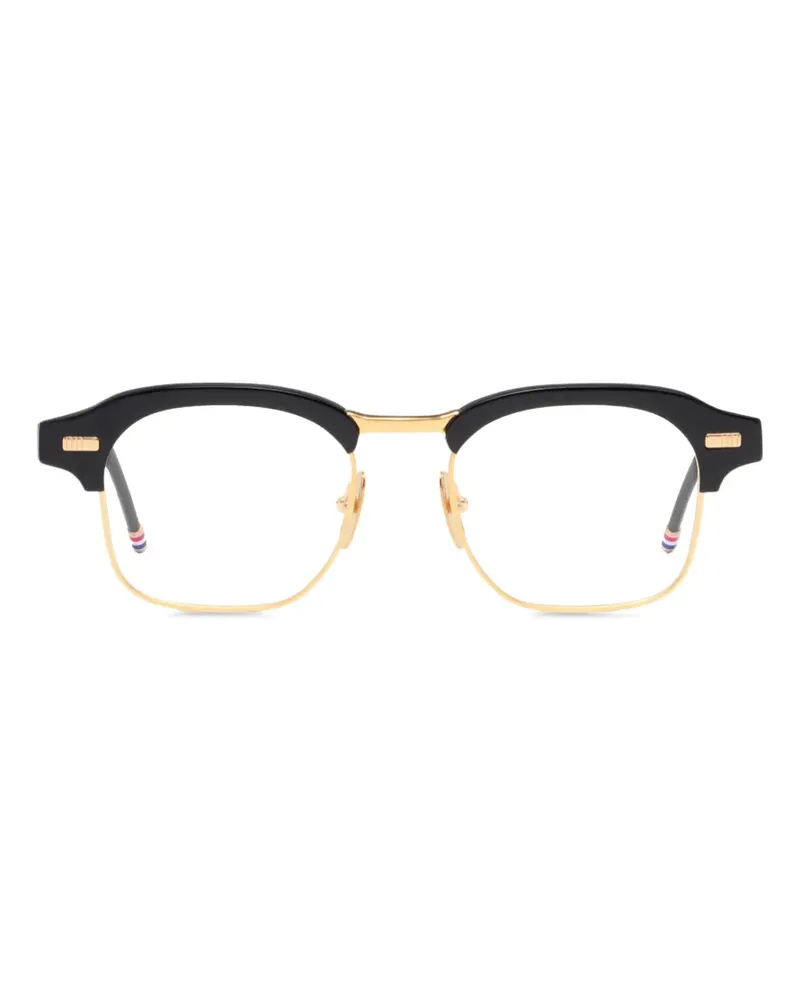 Thom Browne square-frame glasses - Schwarz Schwarz