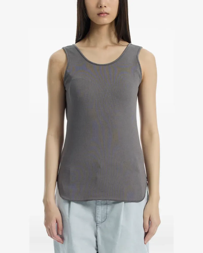 determ; Geripptes Tanktop - Grau Grau