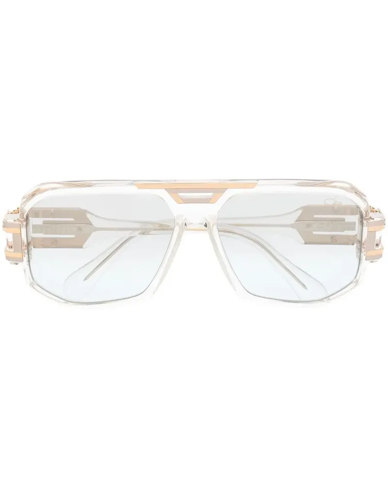 CAZAL Sonnenbrille mit eckigem Gestell - Nude Nude