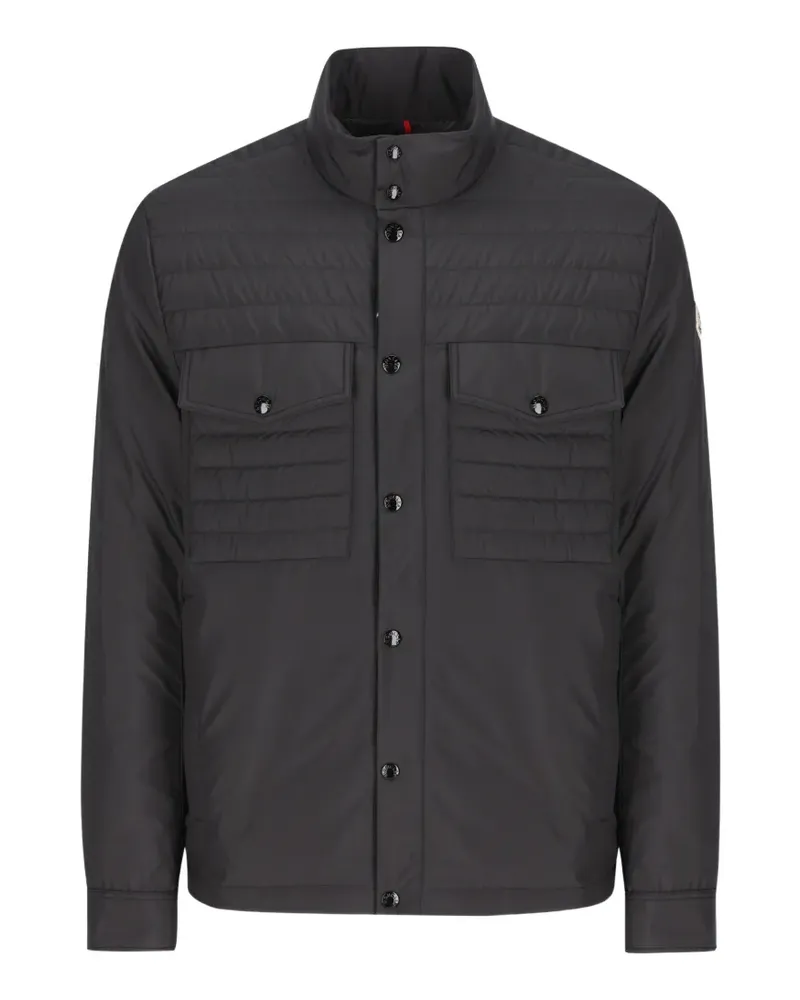 Moncler Jacke mit gesteppten Einsätzen - Schwarz Schwarz