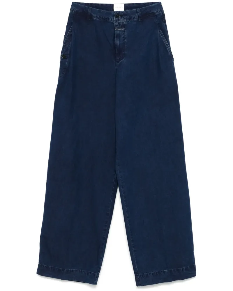 Closed Wrenna Hose - Blau Blau