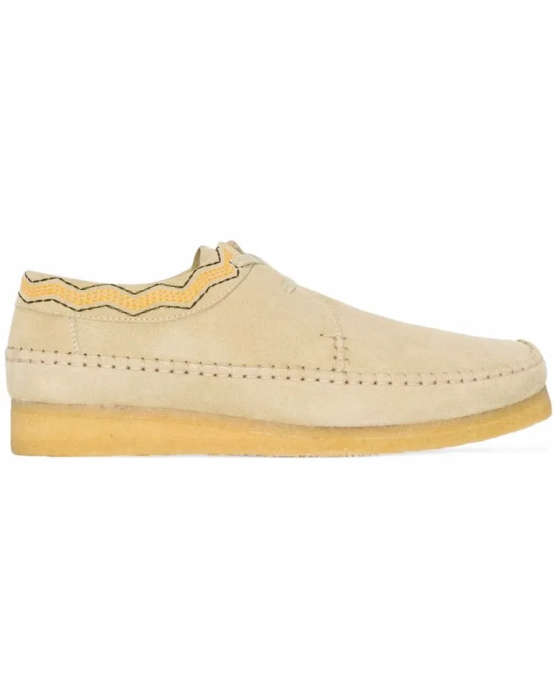 Clarks Weaver Wildlederschuhe - Nude Nude