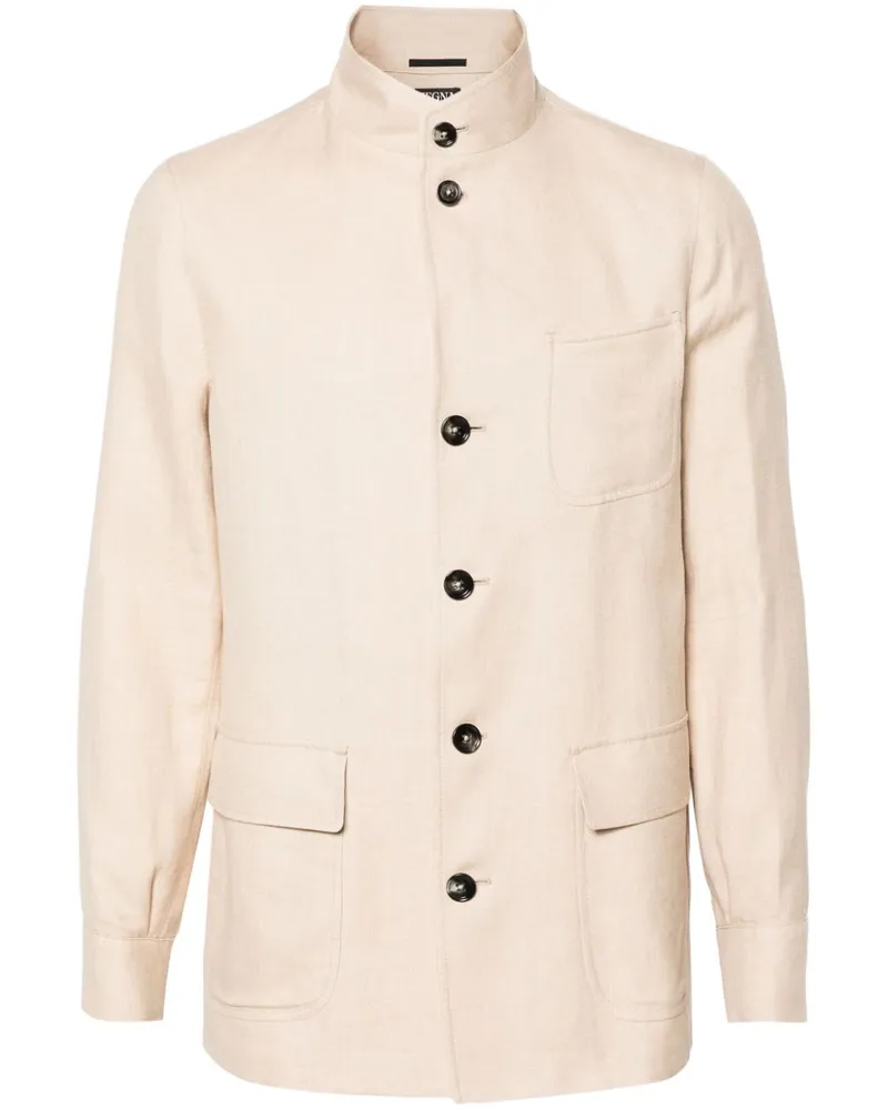 Ermenegildo Zegna Klassische Hemdjacke - Braun Braun
