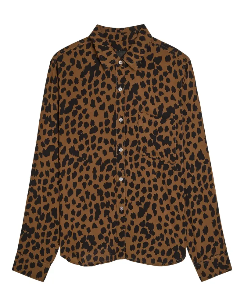 RAILS Josephine Hemd mit Animal-Print - Braun Braun