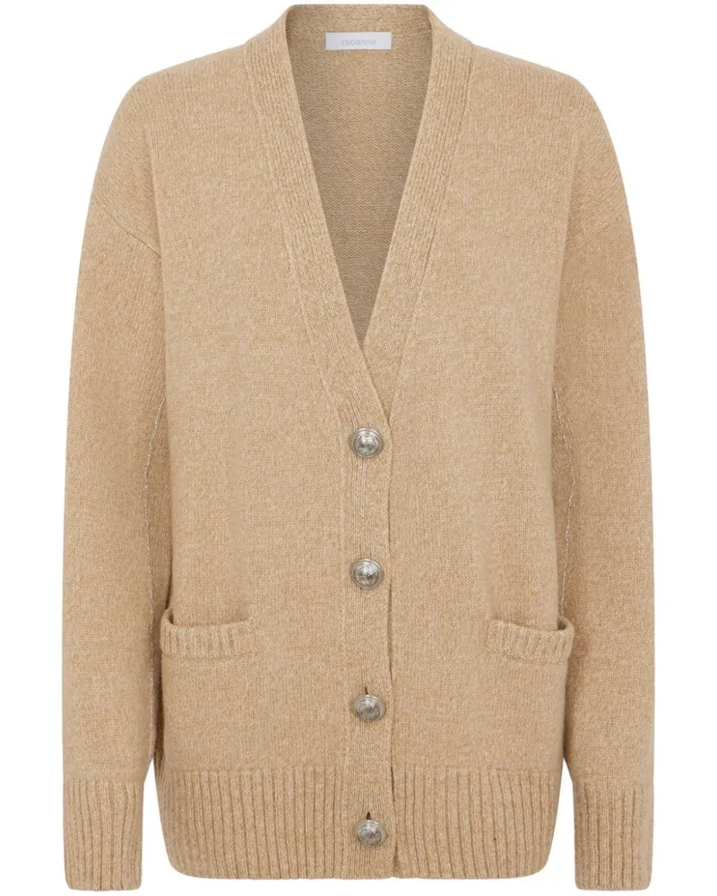 Paco Rabanne Geknöpfter Cardigan - Nude Nude