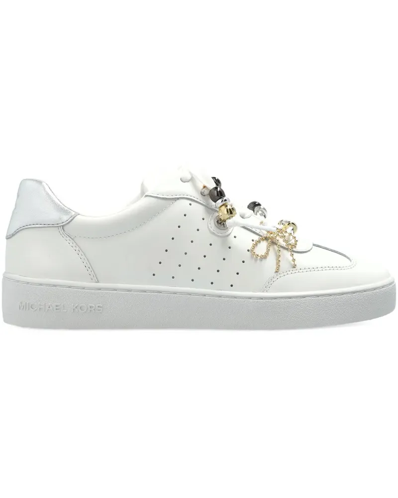 Michael Kors Sneakers mit Perlenschleife - Weiß Weiß