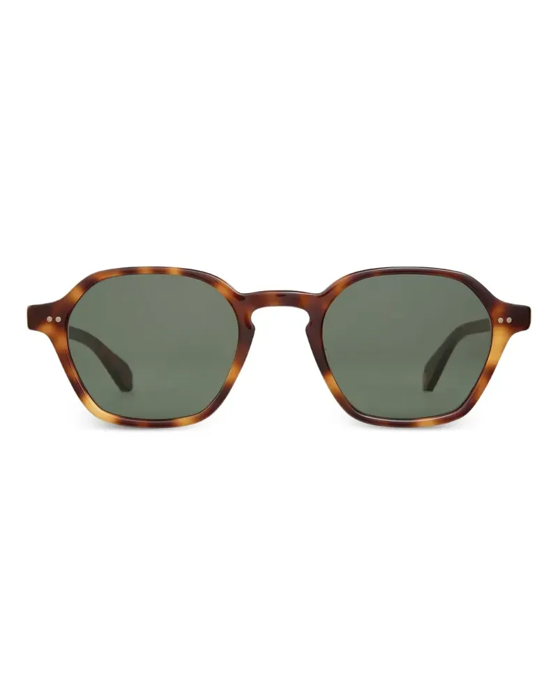 Garrett Leight Temescal geometric-frame sunglasses - Braun Braun