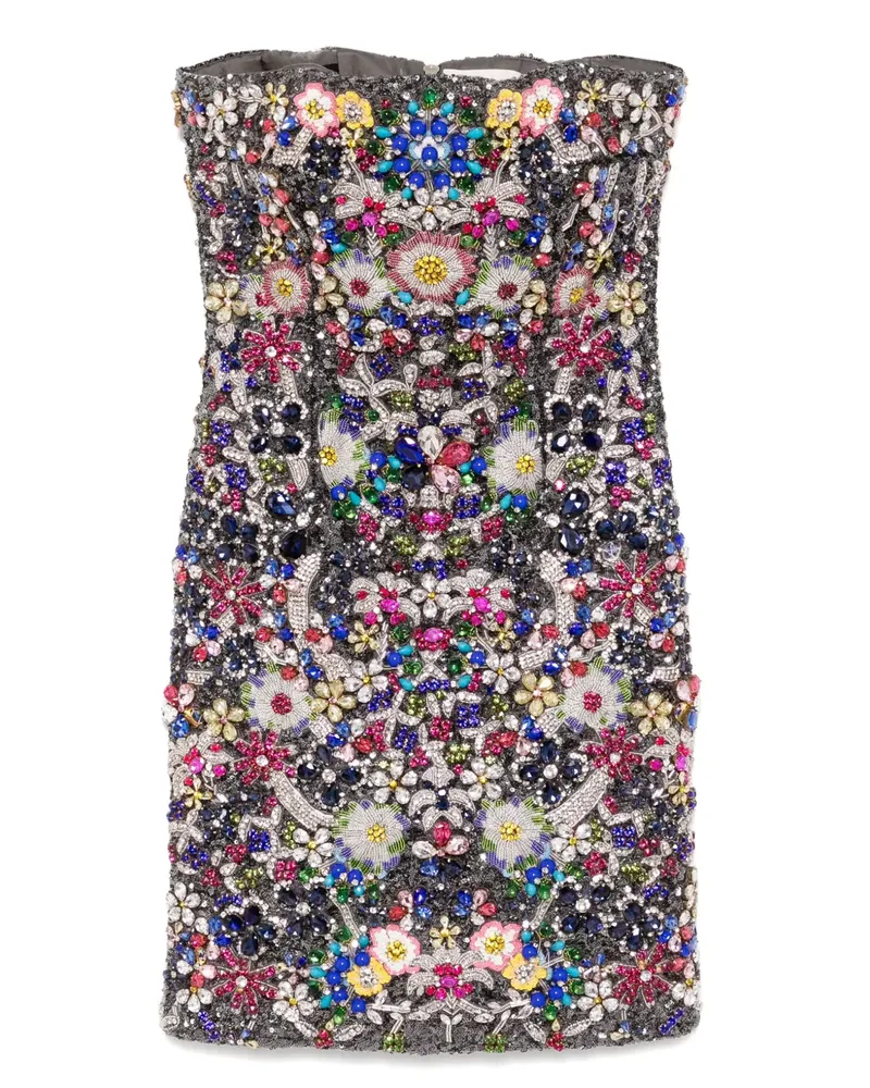 Mary Katrantzou Elise Kleid - Schwarz Schwarz