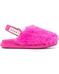 Marni Mules mit Haare Rosa