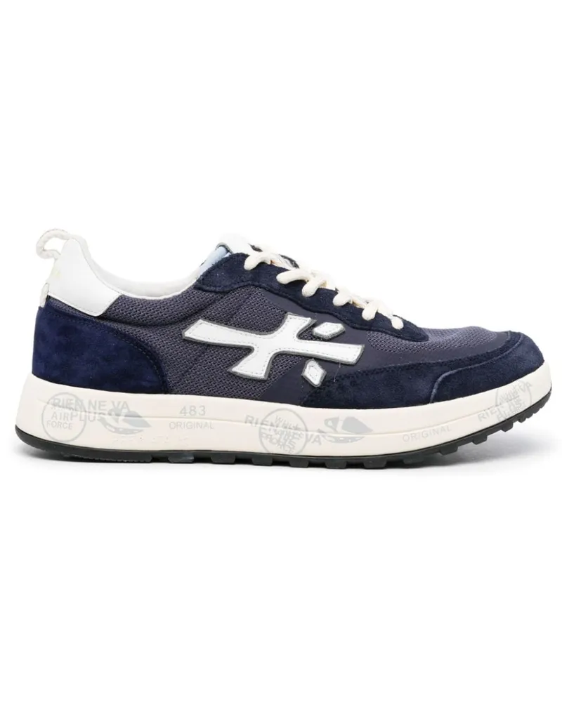 Premiata Sneakers mit Logo-Applikation Blau