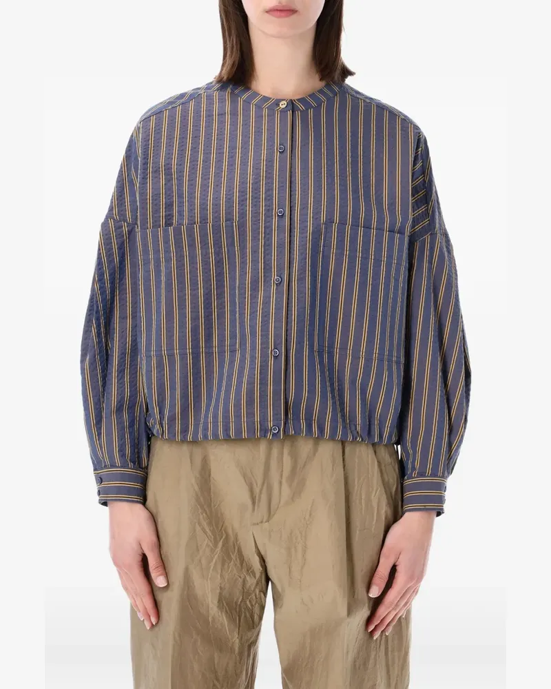 Sessùn Cadaques stripe-print shirt - Blau Blau