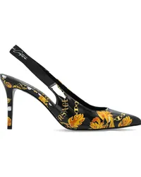 Versace Jeans Decolette Slingback-Pumps Schwarz