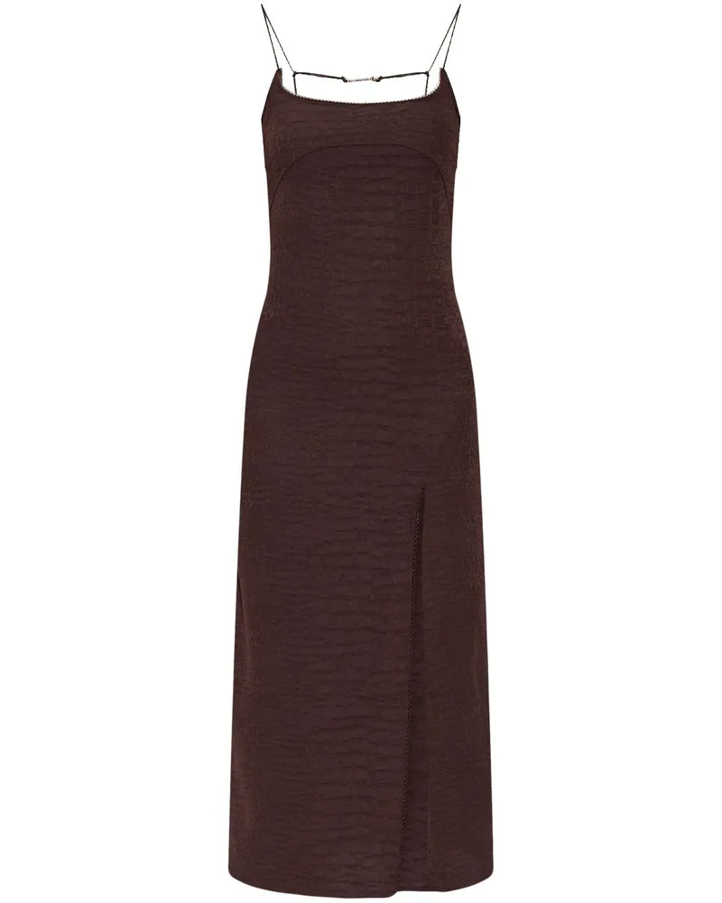 Jacquemus Notte Kleid - Braun Braun
