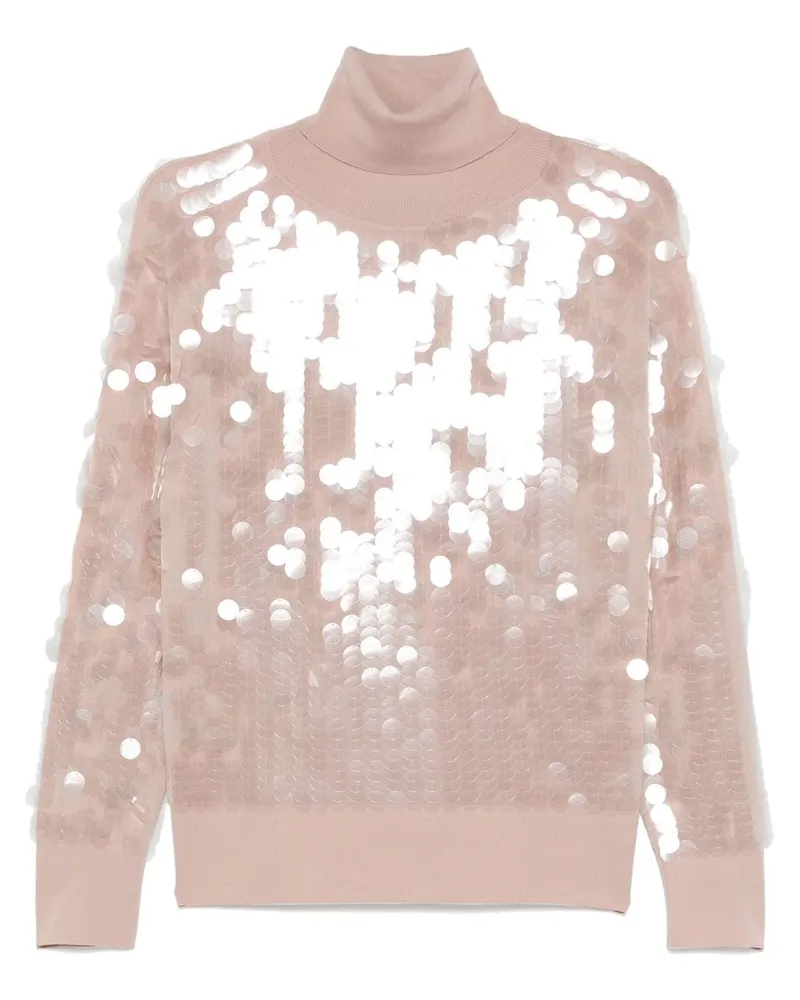 Ermanno Scervino Pullover mit Pailletten - Rosa Rosa