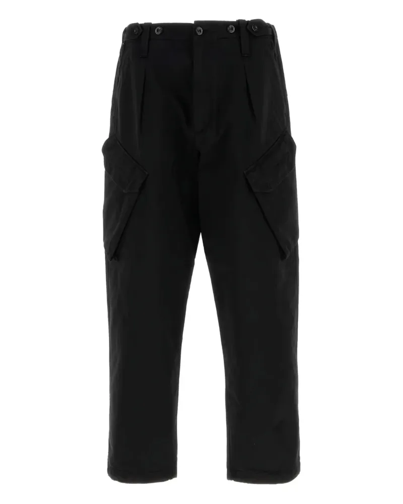C.P. Company Hose mit Cargotaschen - Schwarz Schwarz