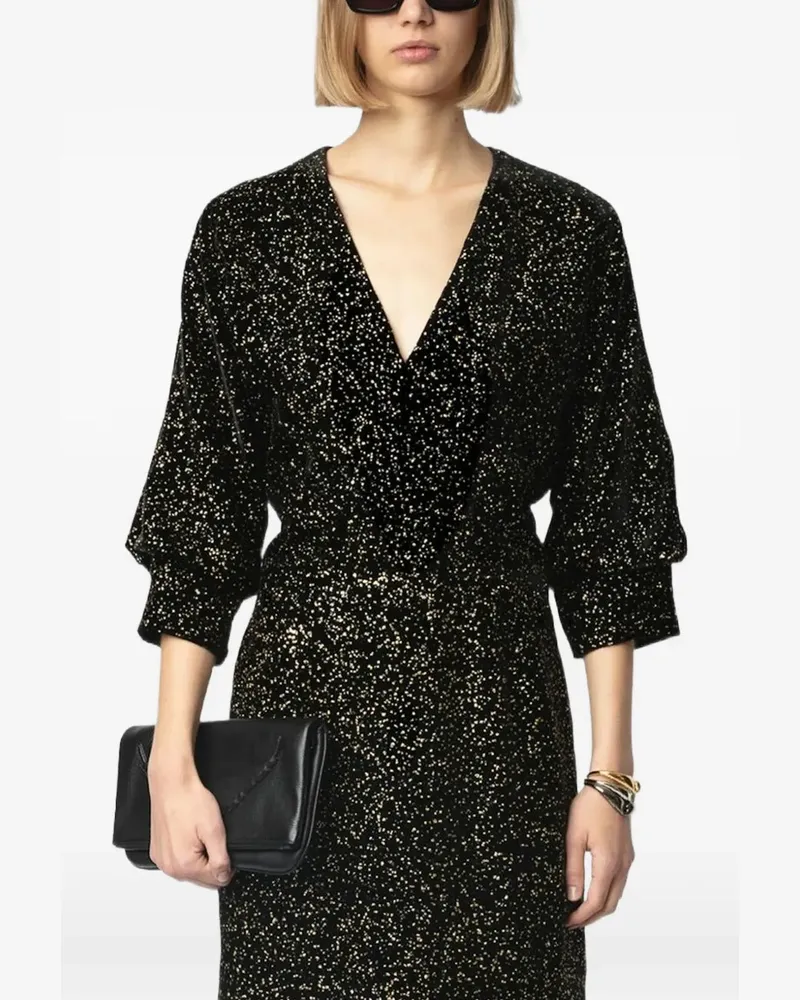 Zadig & Voltaire Rosli Kleid - Schwarz Schwarz
