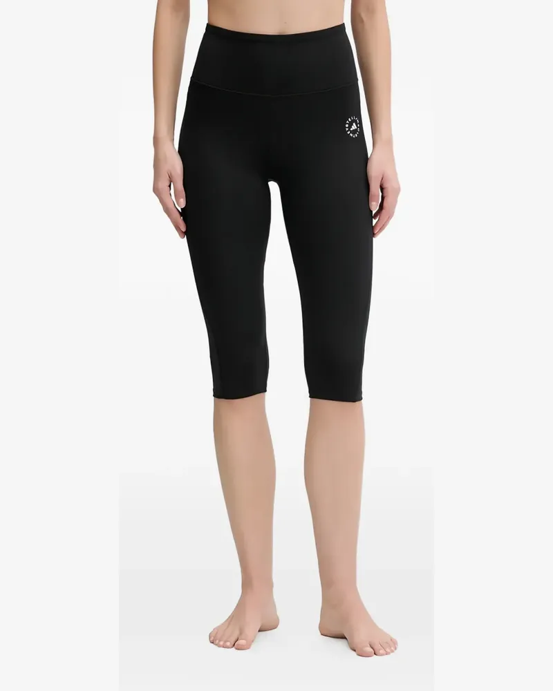 adidas Leggings mit Logo-Print - Schwarz Schwarz