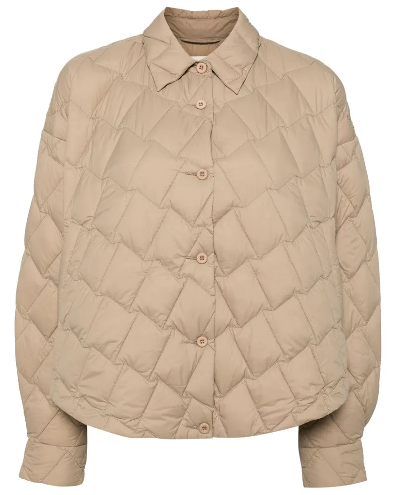 JNBY Kurze Daunenjacke in A-Linie - Braun Braun