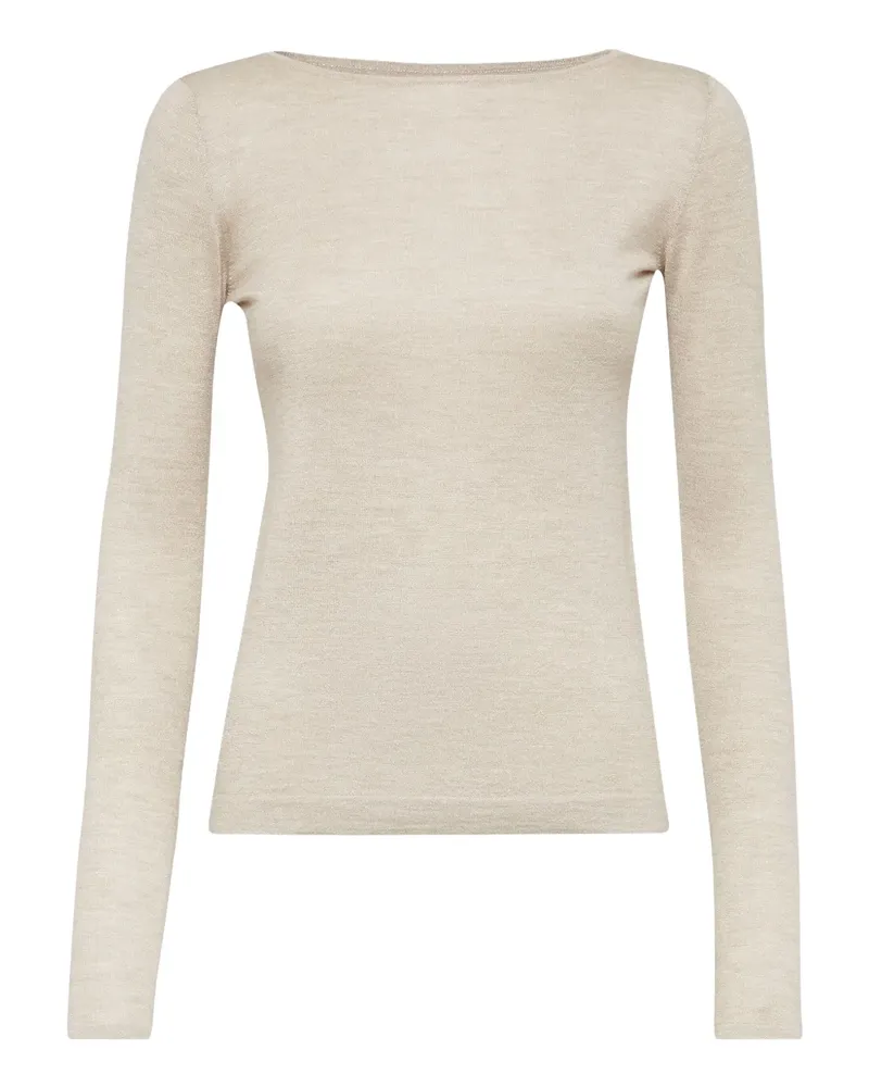 Brunello Cucinelli Pullover mit Kaschmiranteil - Nude Nude