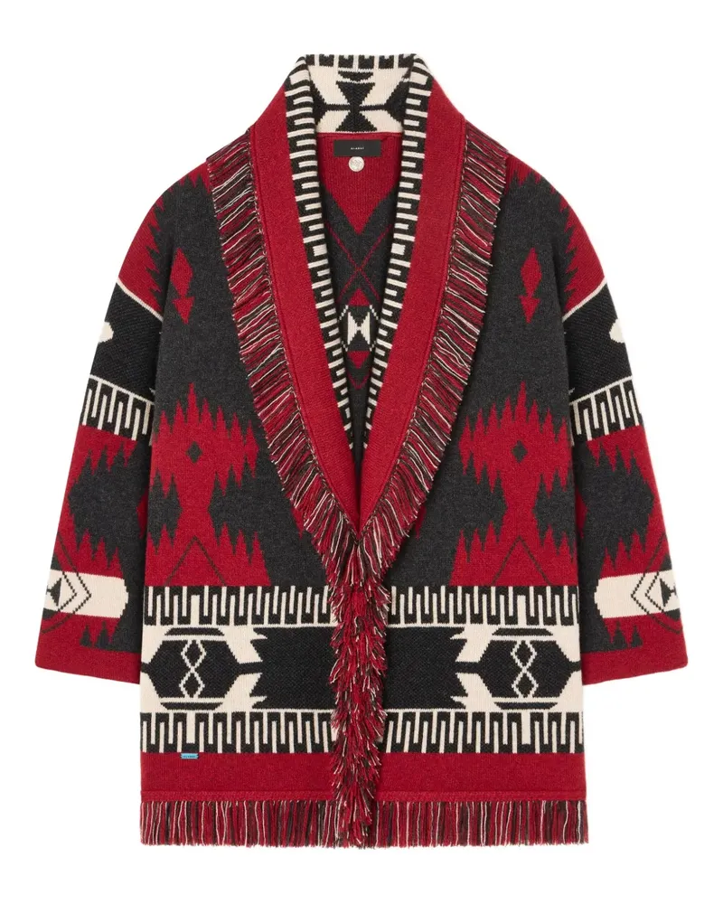 Alanui Cardigan aus Icon-Jacquard - Rot Rot