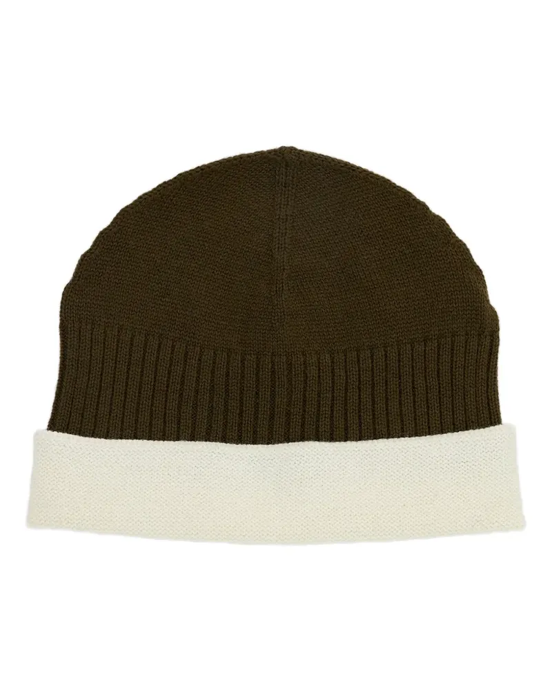 Maison Margiela cotton knit beanie - Braun Braun