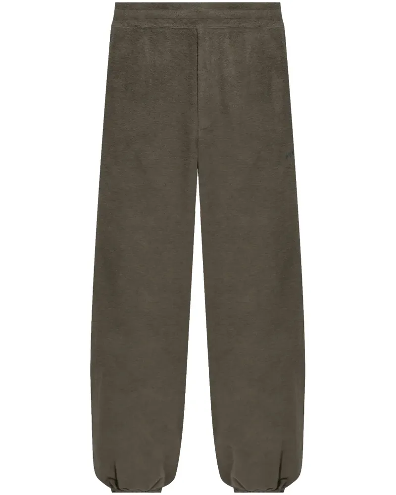 Alexander McQueen Hose mit Logo - Grün Grün