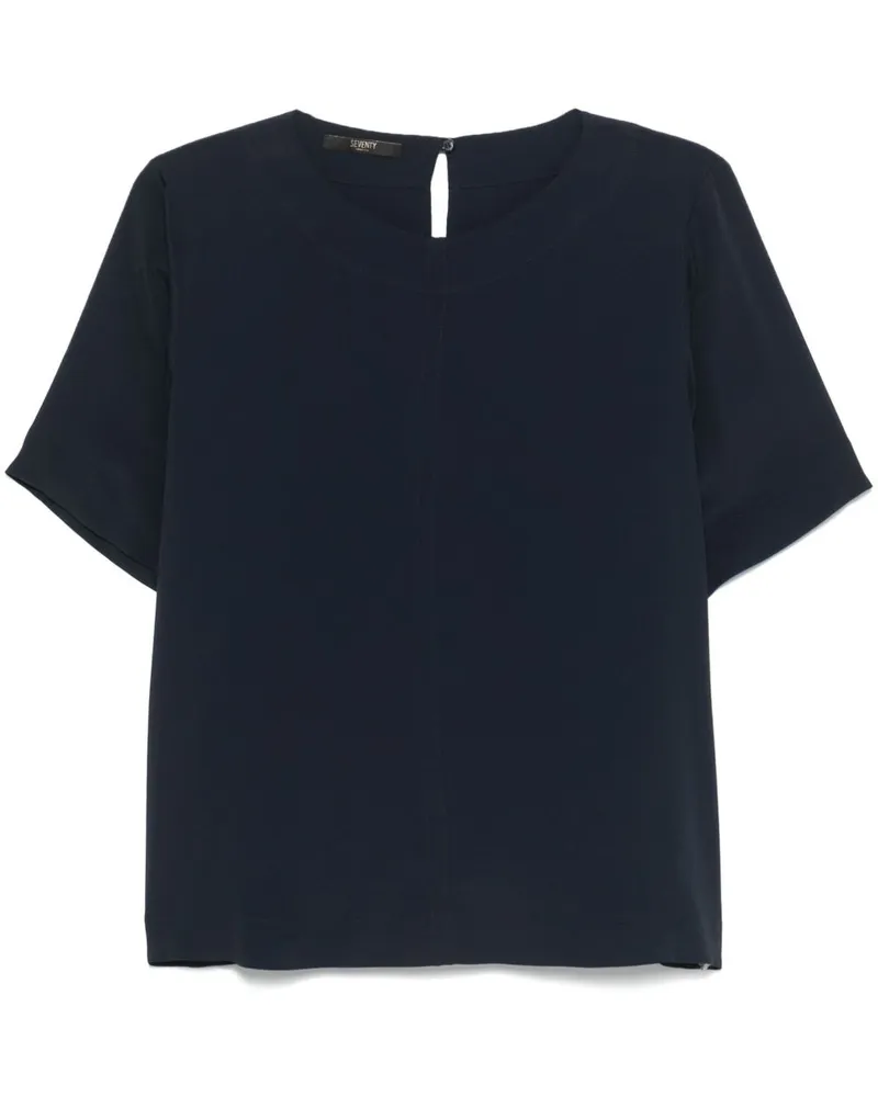 Seventy Kurzärmelige Bluse - Blau Blau