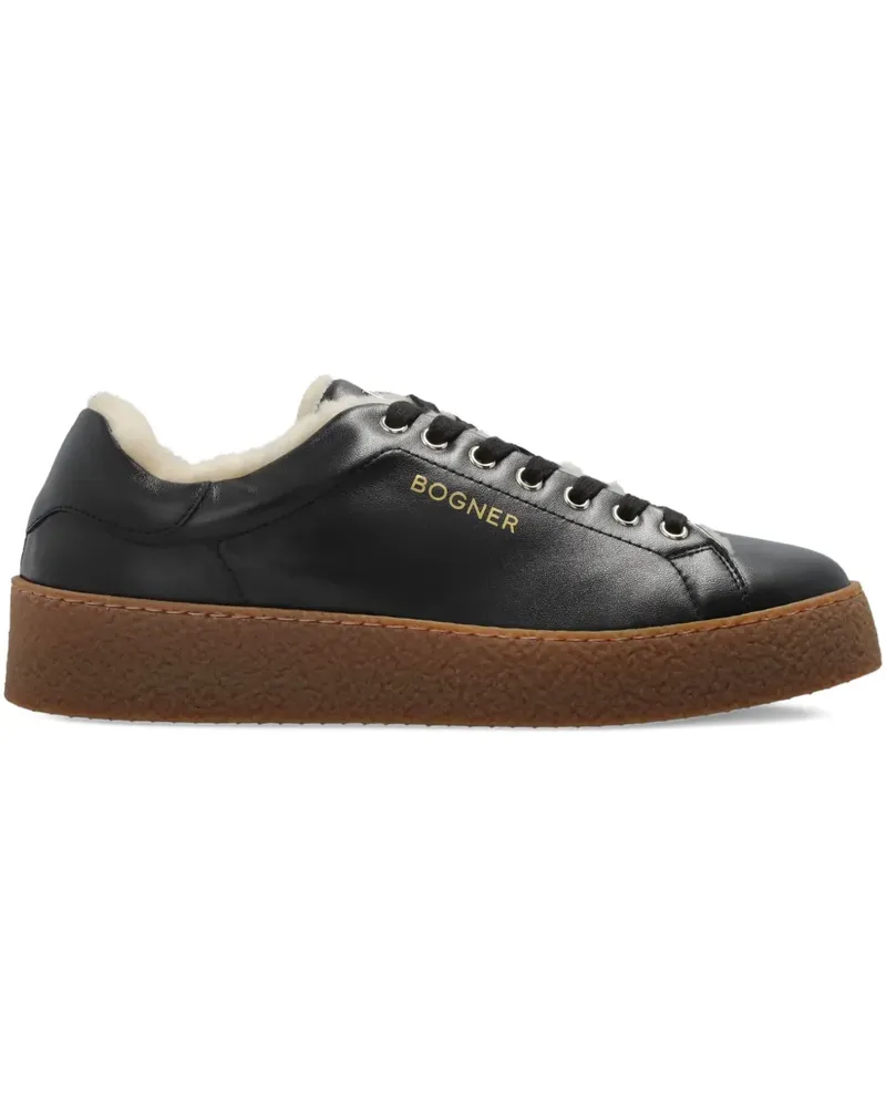 Bogner Lucerne Sneakers mit Shearling-Futter - Schwarz Schwarz
