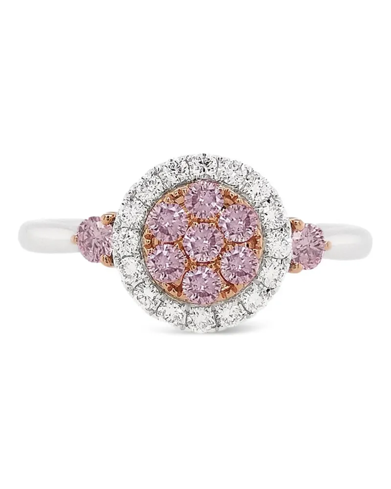 HYT Jewelry 18kt Weißgoldring mit Diamant - Silber Silber