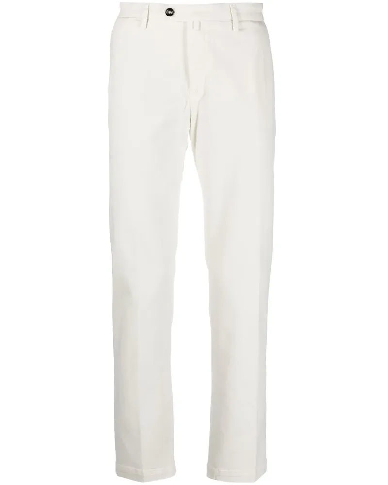 Briglia 1949 Chino mit schmalem Schnitt - Weiß Weiß