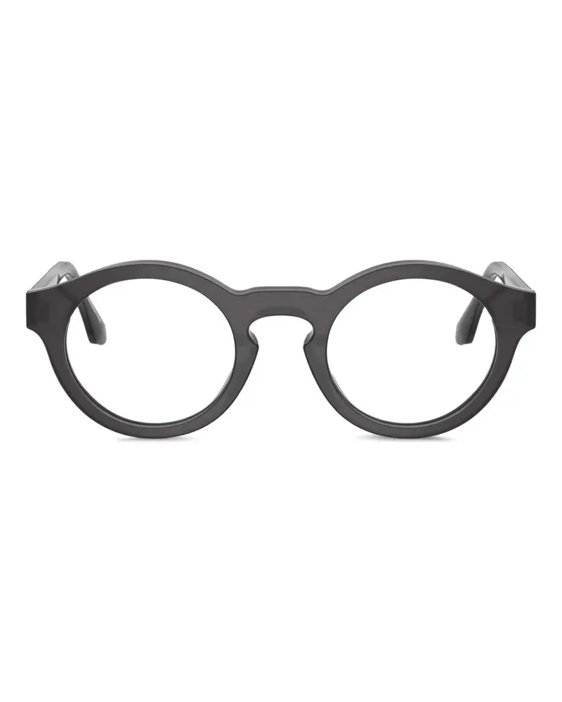 Giorgio Armani Brille mit rundem Gestell - Grau Grau