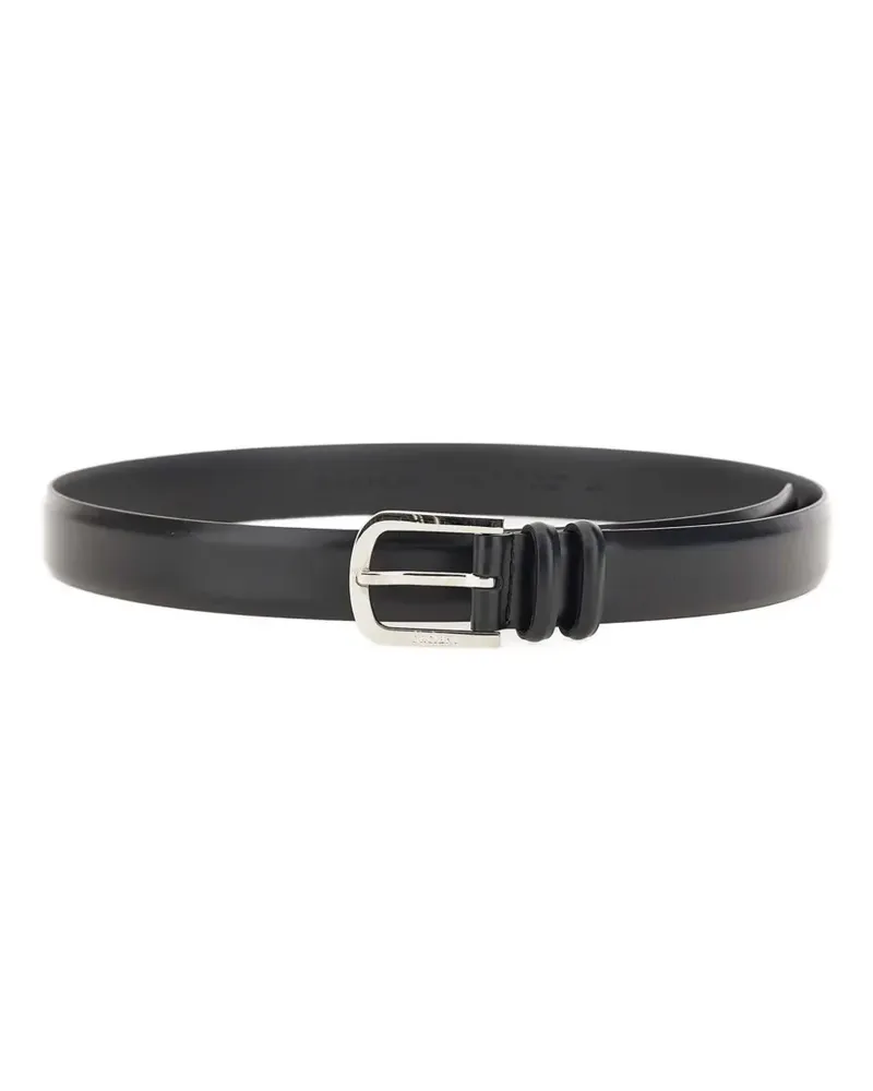 Orciani buckled leather belt - Schwarz Schwarz