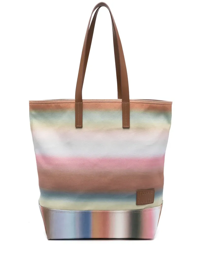 Paul Smith Gestreifter Shopper - Braun Braun