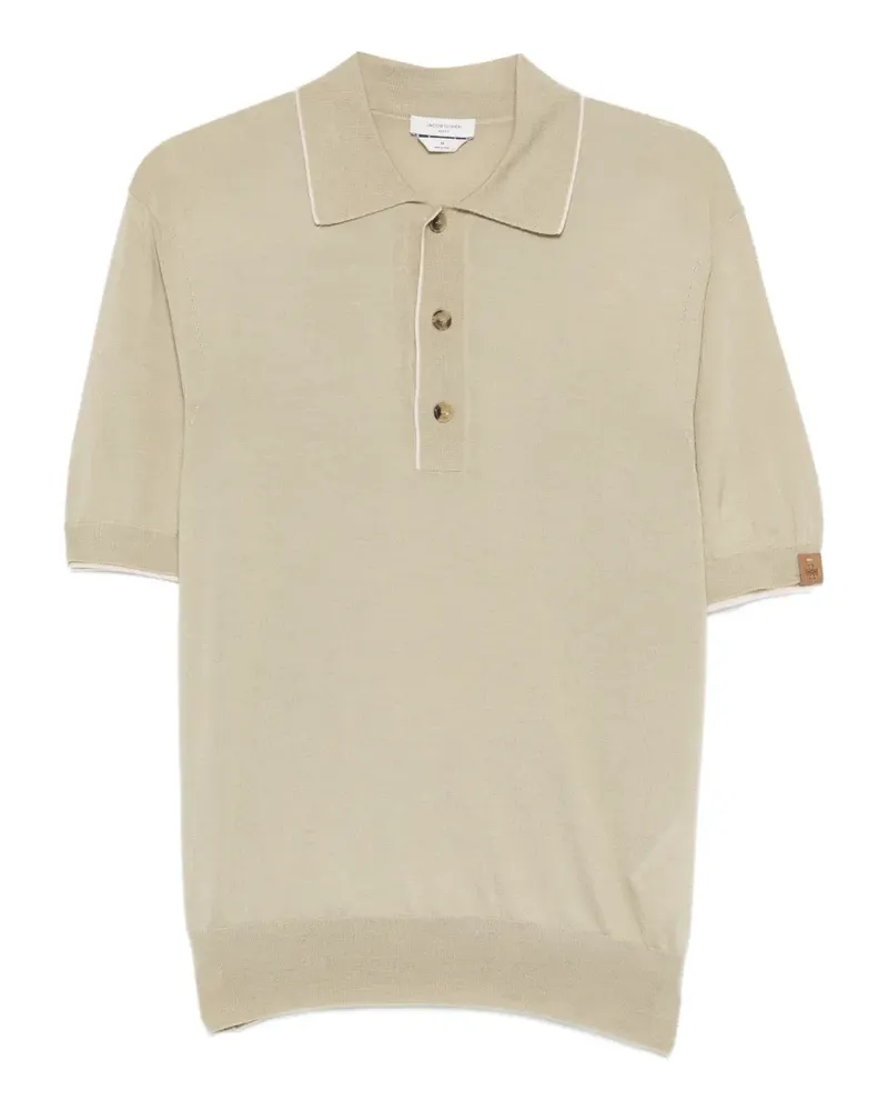 Jacob Cohën button placket short-sleeve polo shirt - Nude Nude