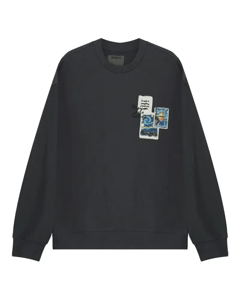 Musium Div. embroidered sweatshirt - Grau Grau