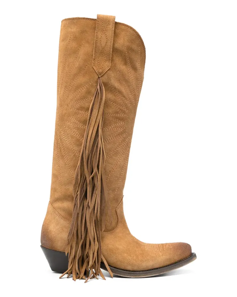 Golden Goose Stiefel mit Fransen - Braun Braun