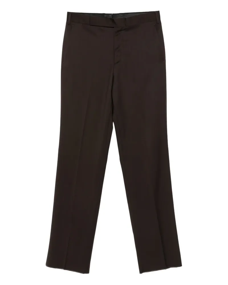 LARDINI Klassische Tapered-Hose - Braun Braun