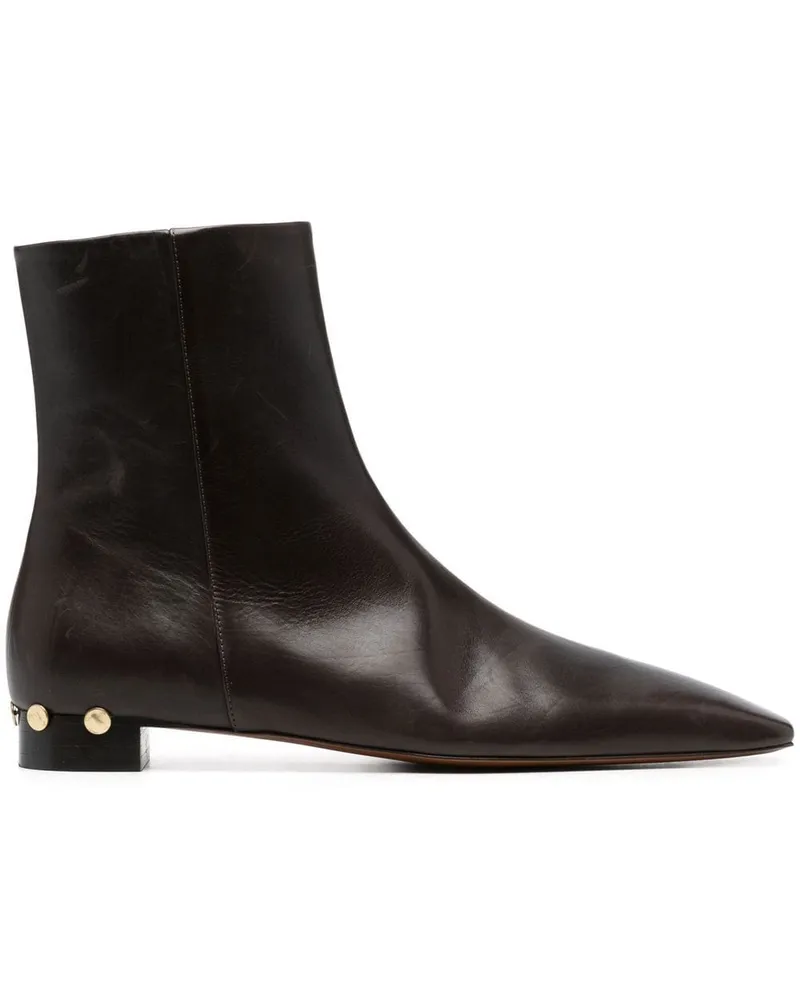 Nanushka Stiefel mit Nieten - Braun Braun