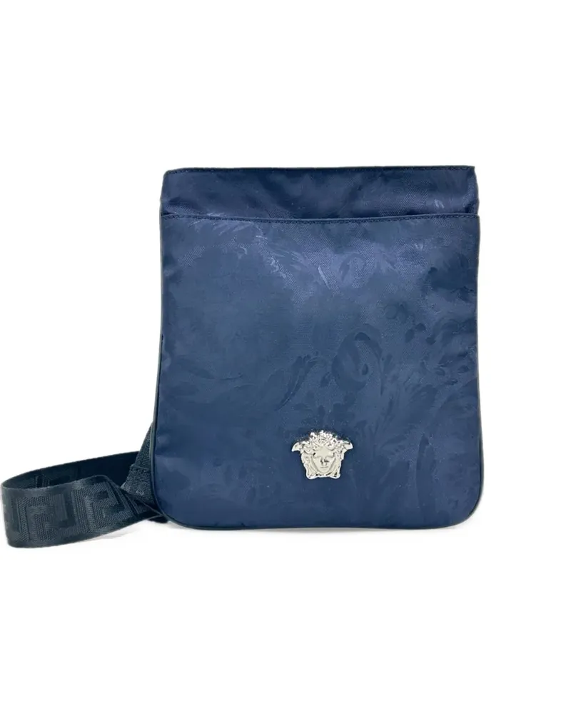 Versace Medusa flat crossbody bag - Blau Blau
