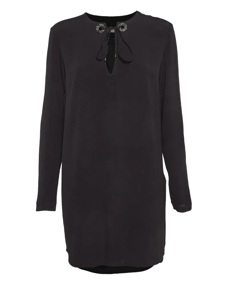 Sandro Langärmeliges Kleid - Schwarz Schwarz