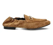 Loafer mit GG-Muster - Braun