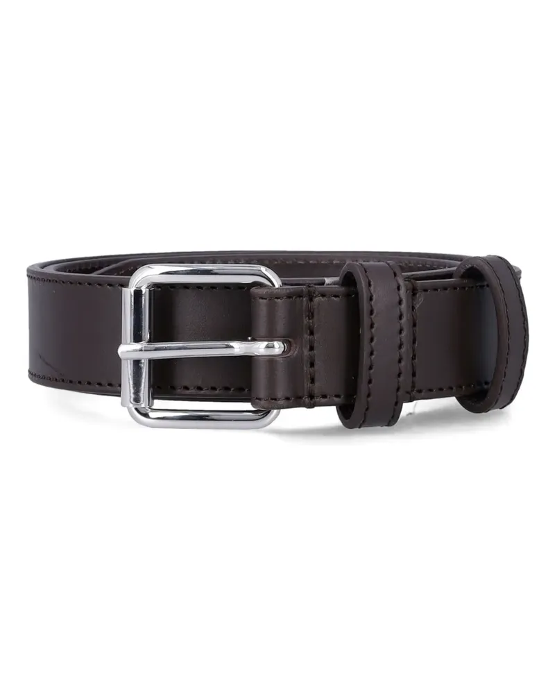 Comme des Garçons Schnallengürtel aus Leder - Braun Braun