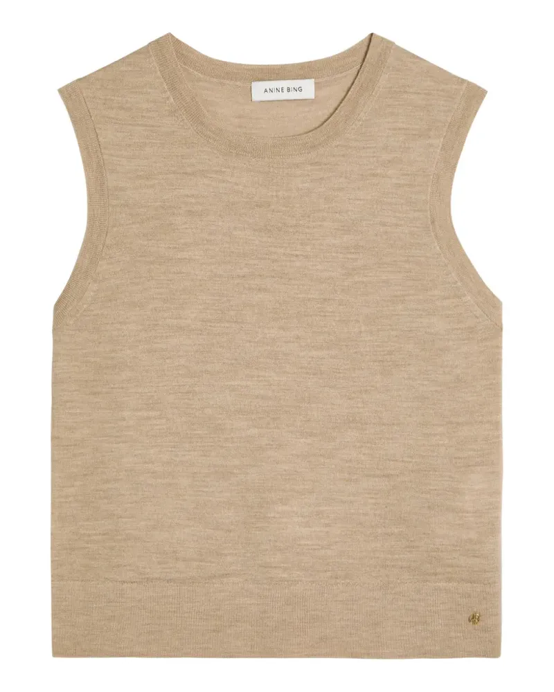 Anine Bing Moni tank top - Nude Nude