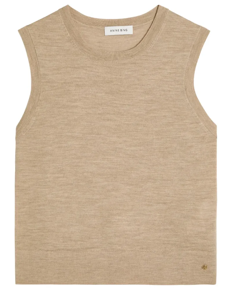 Anine Bing Moni tank top - Nude Nude