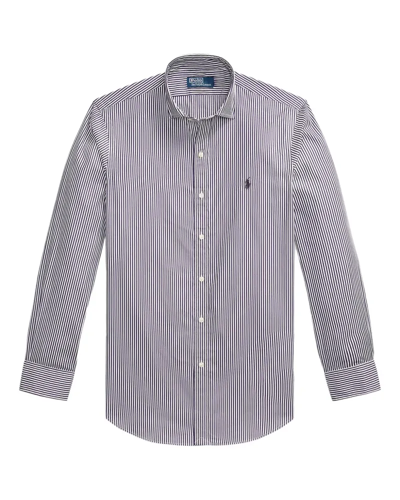 Ralph Lauren Custom Fit striped long-sleeve shirt - Violett Violett