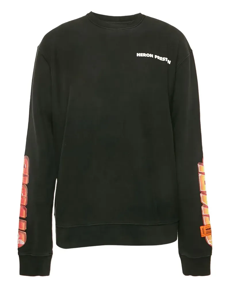 Heron Preston Sweatshirt mit grafischem Print - Schwarz Schwarz